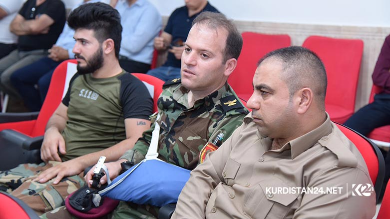 Merasîma rêzgirtinê li hejmareka birîndarên Daişê birêve çû